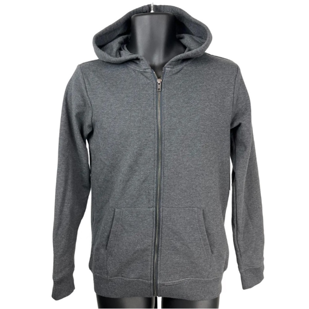 NWT Treasure & Bond Gray Long Sleeve Full Zip Hoodie Kid's Size XL